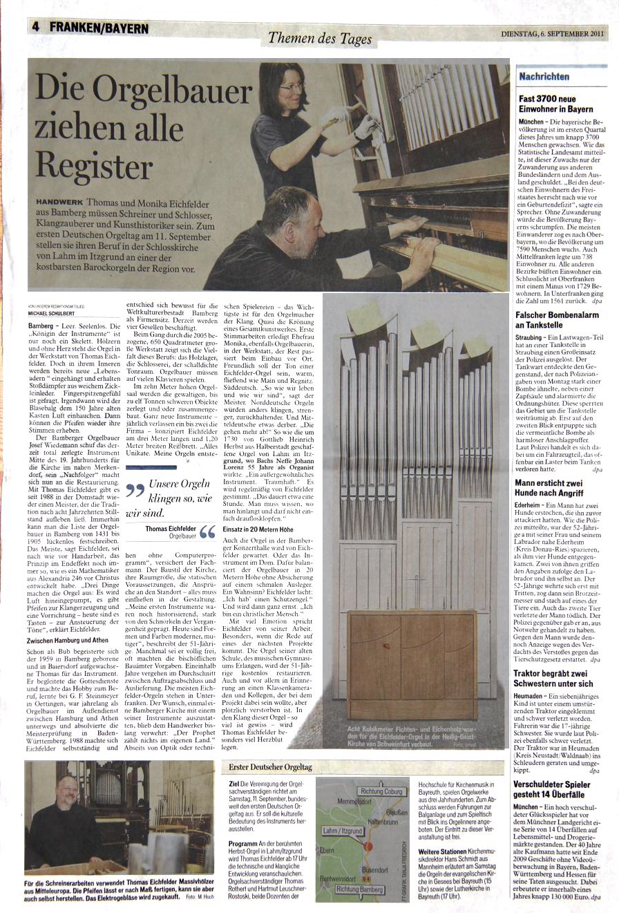 FT vom 6.9.2011